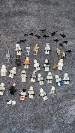 OVER 20 old starwars Lego Minifigures