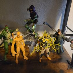 Spider-Man No Way Home Villians Sandman Electro Lizard Doc Ock Green Goblin Marvel Legends