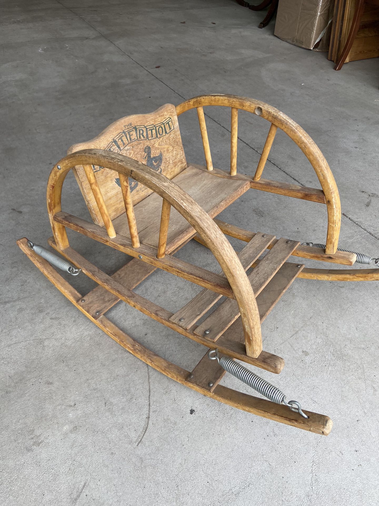 The teetertot sales baby rocker