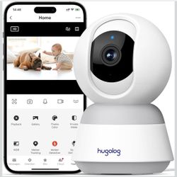 🆕 In Box 3K 5MP Indoor Pan/Tilt Security Camera with Auto-Focus,Ideal for Baby Monitor/Pet Camera/Home Security,Starlight Color Night Vision,Human/Pe
