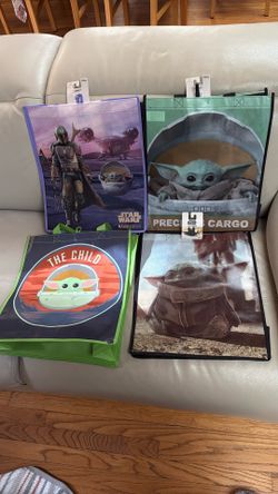 4 New Disney Grogu/ Baby Yoda Gift Bags all For $15