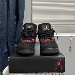 Jordan 4 Retro Red Thunder Size 10