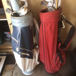 Two Sets Of Golf Clubs 