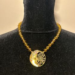 Kirk’s Folly Yellow Moon Necklace 