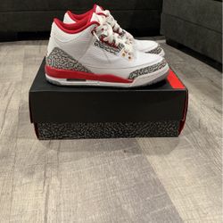 Jordan 3 Cardinal Red