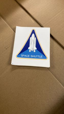 Space Shuttle Vinyl Stickers