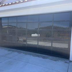 Glass Pane Garage Door