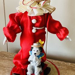 TOMMY THE CLOWN 1990 Reco Knowles, J McClelland Children's Circus Porcelain Doll
