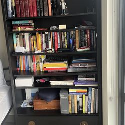 Black Wooden bookshelf