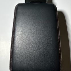 2018 Jeep Wrangler Armrest/ Center Console Lid Black Leather Red Stitch