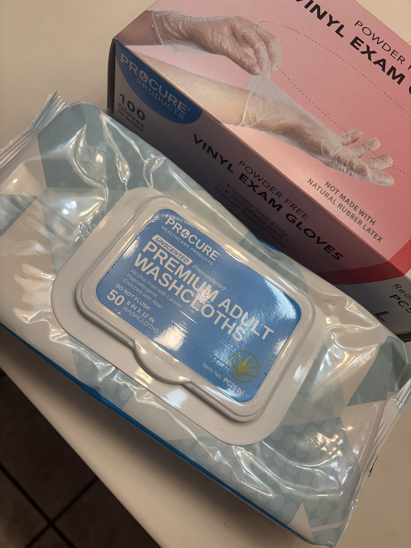 Adult Wipes And Gloves
