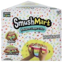 VIRAL Squishy Rainbow Layer Cake JUMBO SQUISHY 5” Smush Mart RMS USA