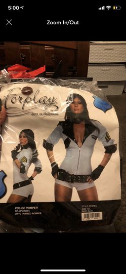 Police romper size med/lar