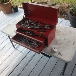 Toolbox With Miscellaneous Tools