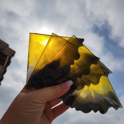 Set Of Resin Coasters