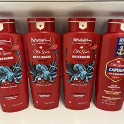 Old Spice body wash all for $18