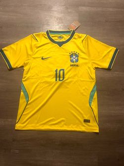 Brazil Home Neymar Jr #10 World Cup Jersey