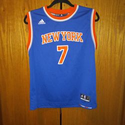 Adidas Carmello Anthony New York Jersey - Size Youth Large 