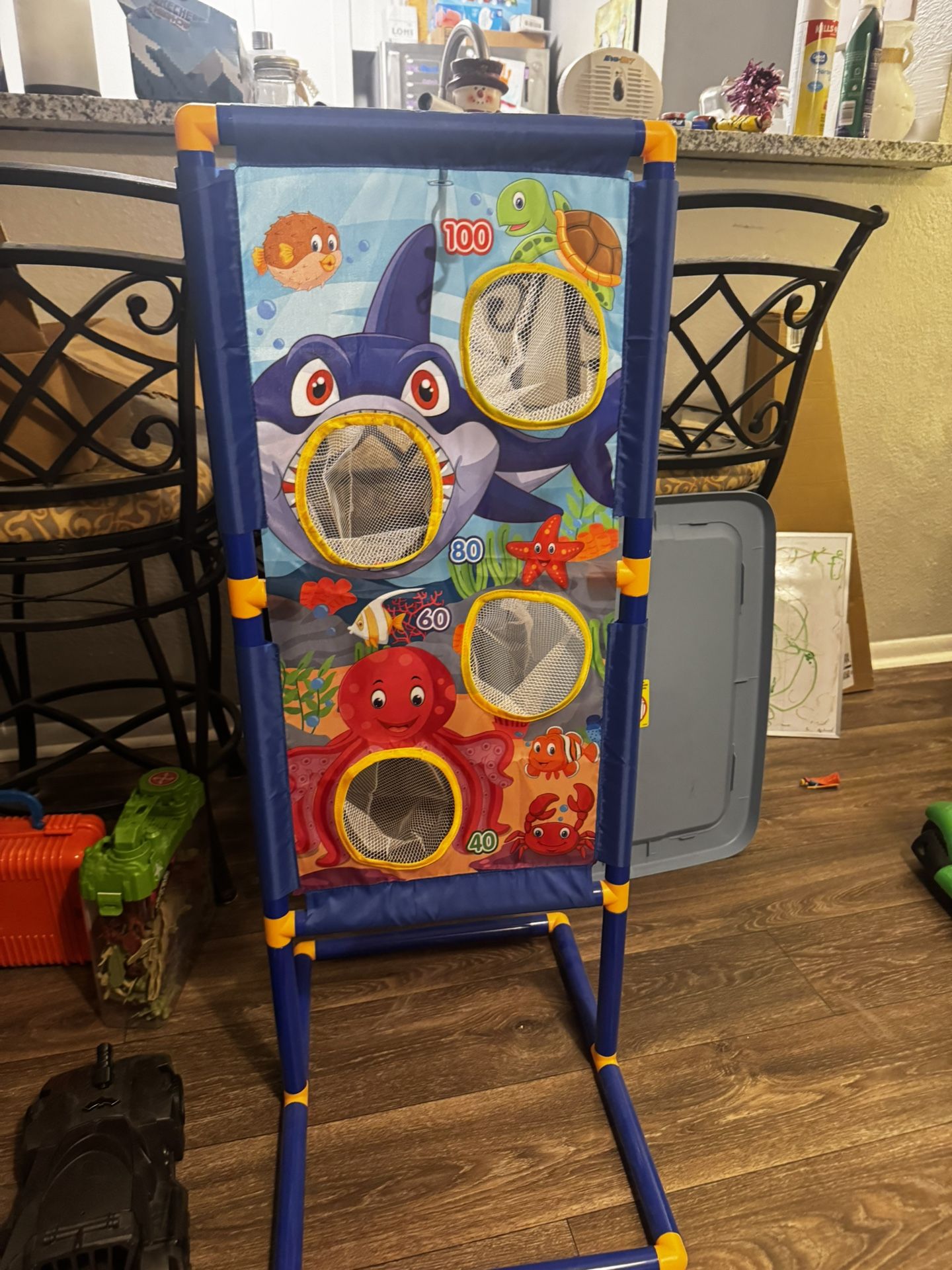 KKONES Kids Bow and Arrow Set 2in1 Shooting Game