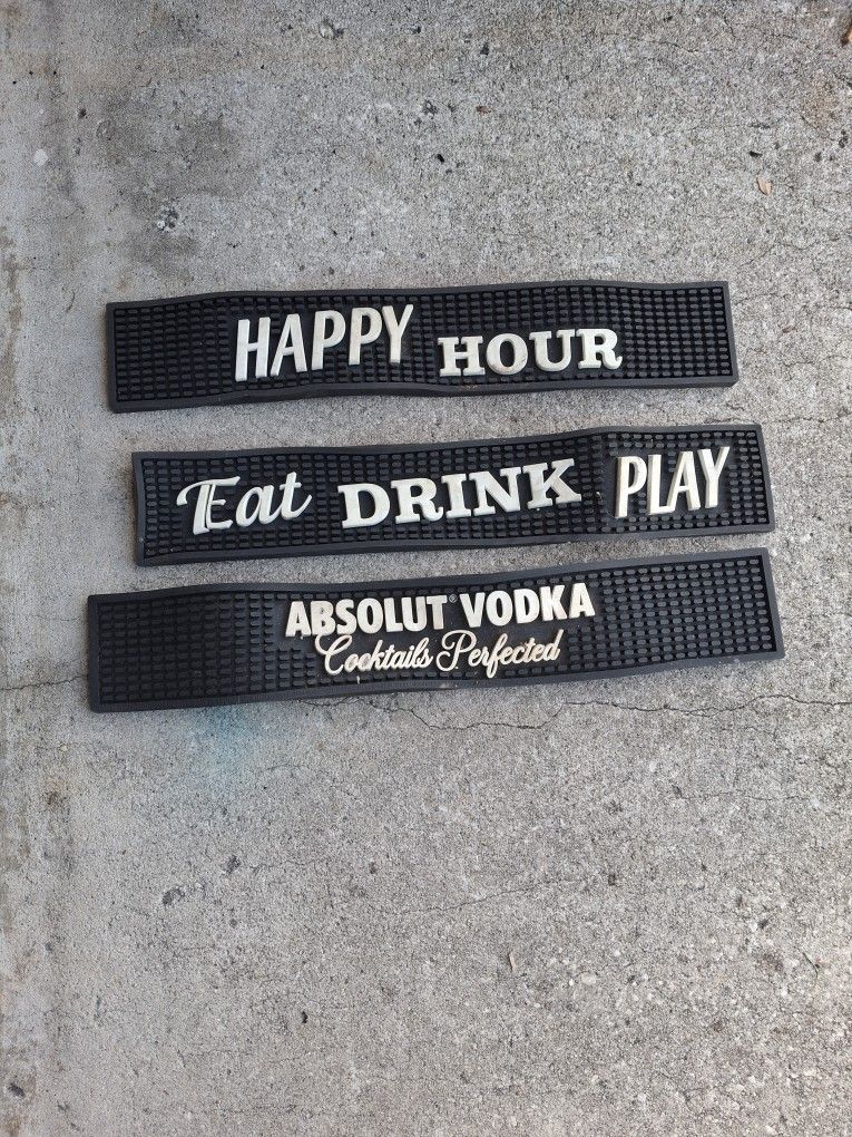 Your Choice Of Either One Of These Bar Mats Sold Individually 20 Each
