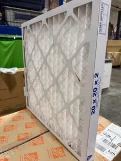 HDX 20 in. x 20 in. x 2 in. Contractor Pleated Air Filter FPR 7, MERV 8