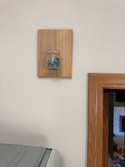 Wooden jar display