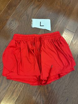 Red Athletic Shorts Size Large