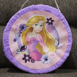 girls purple party piñata 