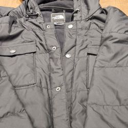 The North Face black insulated jacket