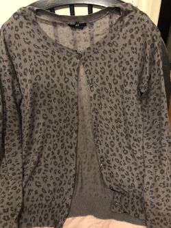 Cheetah Print Cardigan