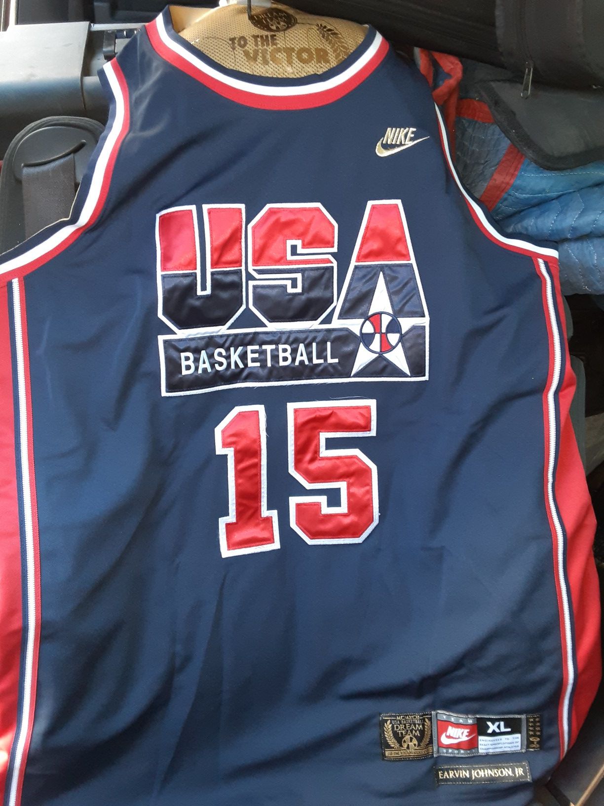 Earvin “Magic” Johnson USA Basketball Jersey Dream Team Nike Authentic