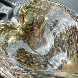VINTAGE MARIANO GLASS ASHTRAY 