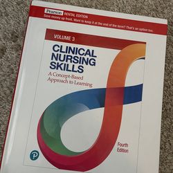 Clinical Nursing Skills Volume 3, 4th Ed – Concept-Based Approach