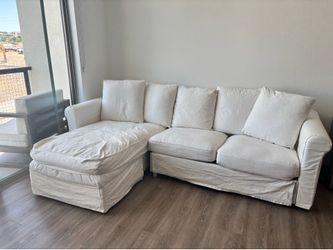 White ikea couch