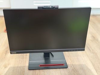 Lenovo ThinkVision T22v-20 22” IPS Monitor w/ Webcam, HDMI & Adjustable Stand