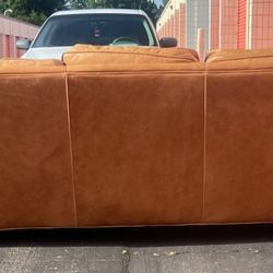 Leather 2 Piece Couch 