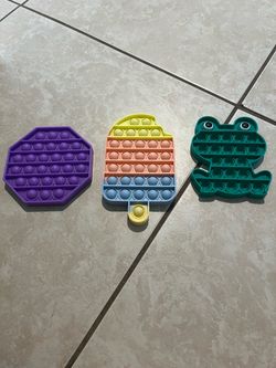 Pop It Fidget Toys Set of 3