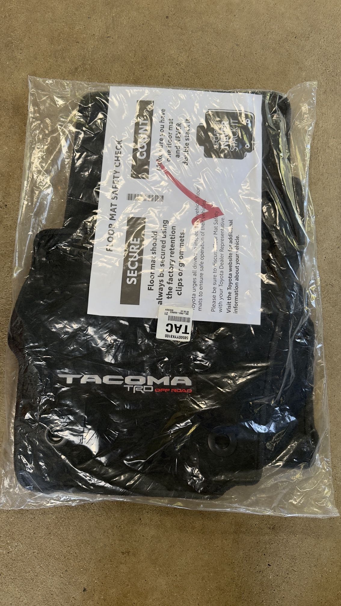 Tacoma TRD Off-road Floormats