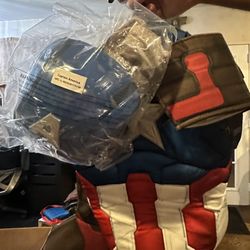Captain America Custom Size Large