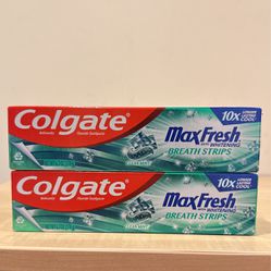 Colgate Max Fresh toothpaste 6.3 oz: $2 each 
