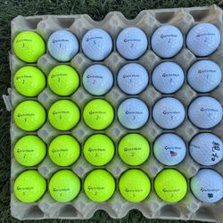 30 Golf ⛳️ Balls Taylor Made Tp5
