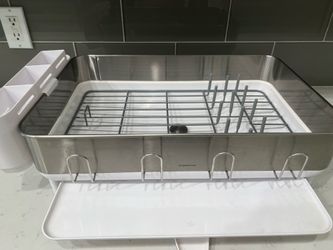 Crate & Barrel simple human- Dish Drying Rack