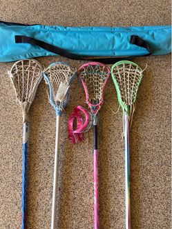 Women's Lacrosse Sticks with Bag and face guard