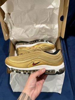 NIKE AIR MAX 97 “METALLIC GOLD” SZ 9M $100