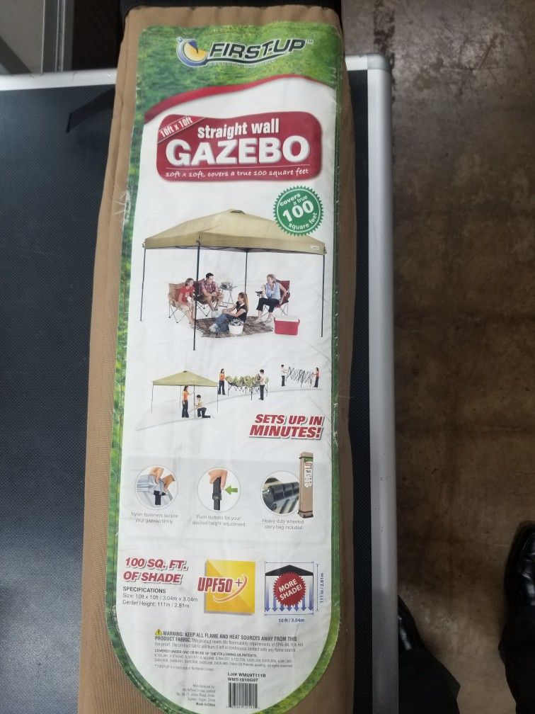 First-Up 10' x 10' Canopy Gazebo