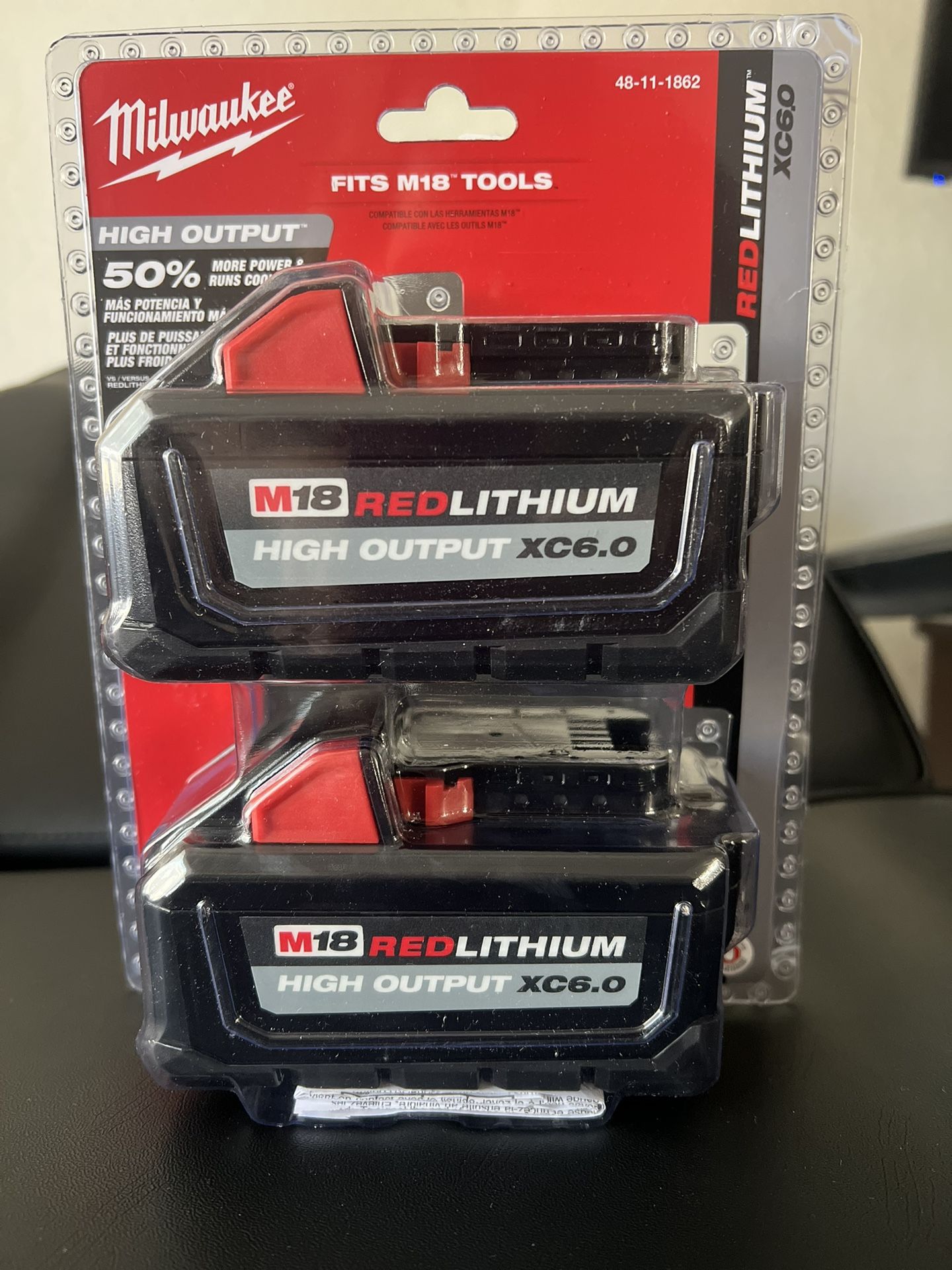 Milwaukee M18 REDLITHIUM HIGH OUTPUT XC6.0