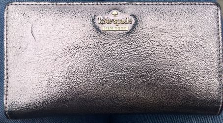 Kate spade New York metallic wallet