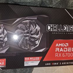 AMD Radeon 6700xt Asrock Challenger D