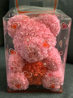 14” rose teddy bear valentines gift