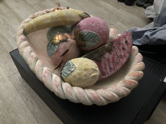 Ceramic Plate Of Fruits